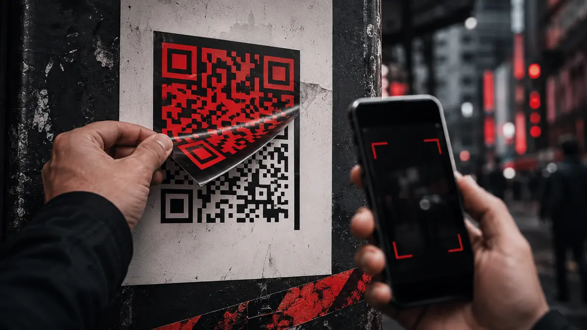رسم توضيحي: رمز QR
